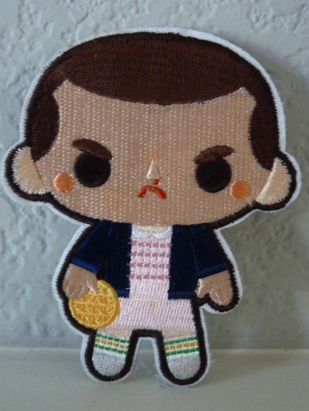 New Stranger Things Eleven Body Shot Netflix TV Embroidered Iron On Patch